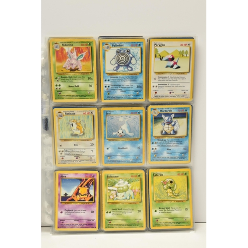 900 - NEAR COMPLETE POKEMON BASE SET, only missing cards 16, 13, 18, 27, 29, 31, 50, 53, 84 and 100, card ... 