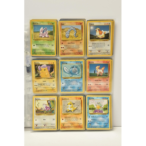 900 - NEAR COMPLETE POKEMON BASE SET, only missing cards 16, 13, 18, 27, 29, 31, 50, 53, 84 and 100, card ... 