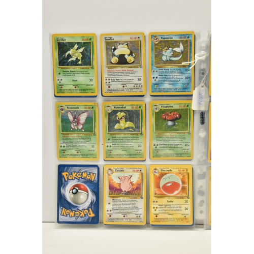 901 - NEAR COMPLETE POKEMON JUNGLE SET, only missing cards 6, 16, 20, 21, 25, 33, 36, 45 and 64, card cond... 