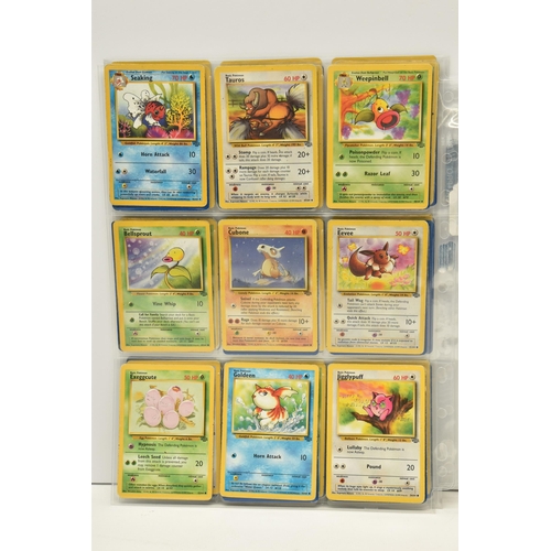 901 - NEAR COMPLETE POKEMON JUNGLE SET, only missing cards 6, 16, 20, 21, 25, 33, 36, 45 and 64, card cond... 