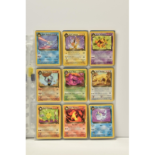 903 - NEAR COMPLETE POKEMON TEAM ROCKET SET, only missing cards 7, 17, 19 and 30, card condition varies