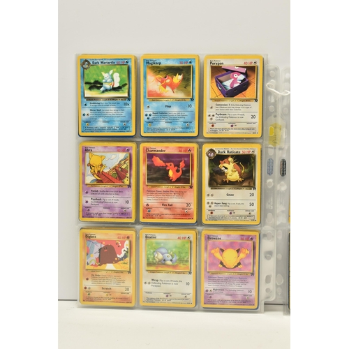 903 - NEAR COMPLETE POKEMON TEAM ROCKET SET, only missing cards 7, 17, 19 and 30, card condition varies