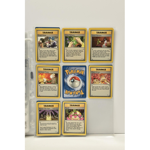 904 - PARTIALLY COMPLETE POKEMON GYM HEROES SET, includes holos 5, 6, 7, 8, 9, 12, 13, 18 and 19, card con... 