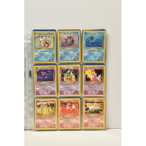 904 - PARTIALLY COMPLETE POKEMON GYM HEROES SET, includes holos 5, 6, 7, 8, 9, 12, 13, 18 and 19, card con... 