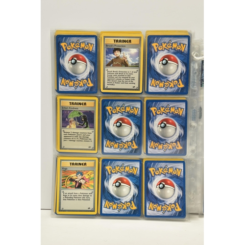 905 - PARTIALLY COMPLETE POKEMON GYM CHALLENGE SET, includes holos 1, 8, 10 and 20, card condition varies