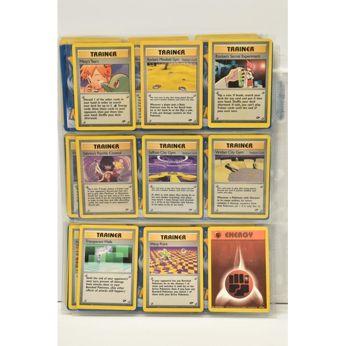 905 - PARTIALLY COMPLETE POKEMON GYM CHALLENGE SET, includes holos 1, 8, 10 and 20, card condition varies