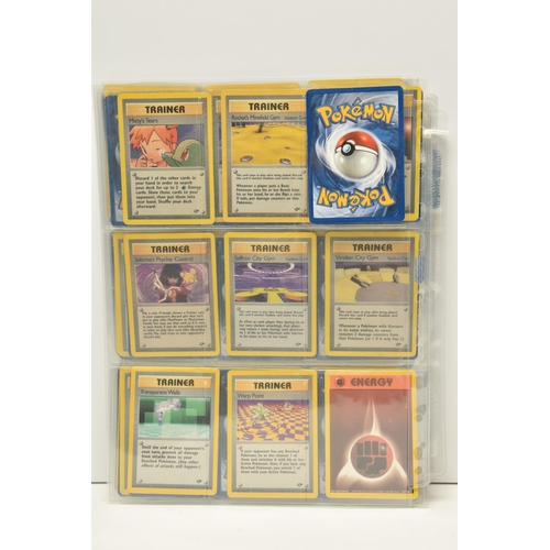 905 - PARTIALLY COMPLETE POKEMON GYM CHALLENGE SET, includes holos 1, 8, 10 and 20, card condition varies