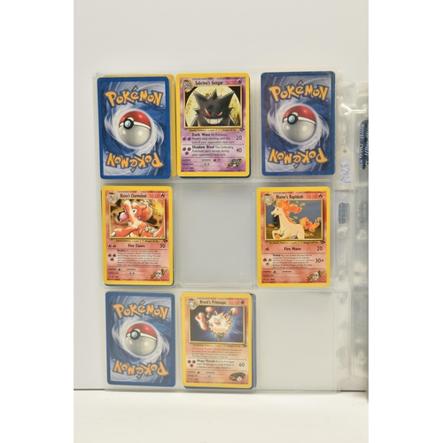 905 - PARTIALLY COMPLETE POKEMON GYM CHALLENGE SET, includes holos 1, 8, 10 and 20, card condition varies