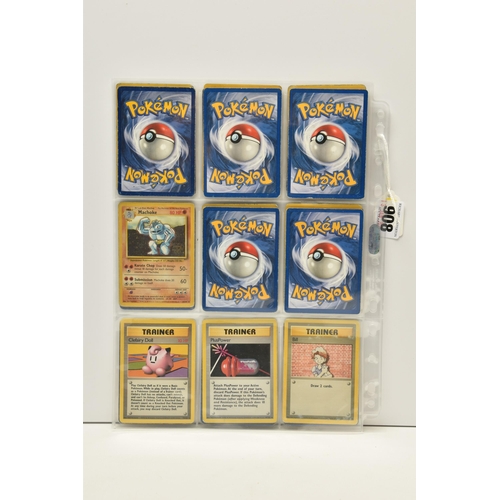 908 - COLLECTION OF POKEMON BASE SET CARDS, holos include Blastoise, Chansey, Charizard, Gyarados, Hitmonc... 