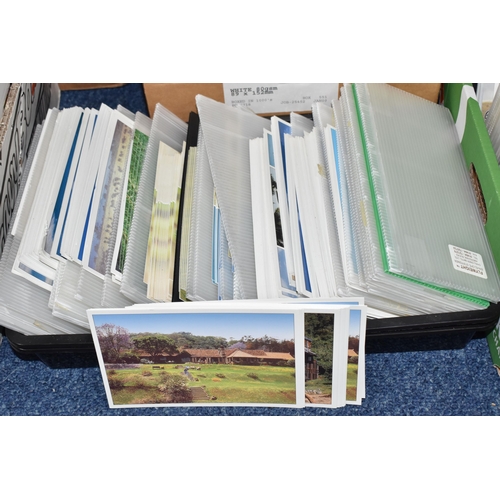 919 - SEVEN BOXES AND LOOSE AFRICAN RELATED EPHEMERA to include a vast amount of modern Postcards, Photoca... 