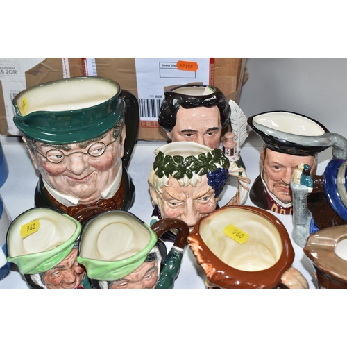 960 - ONE BOX AND LOOSE ROYAL DOULTON CHARACTER JUGS, forty character jugs to include Old Father Time D706... 