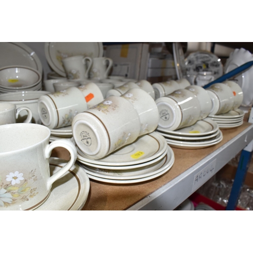 1013 - A LARGE QUANTITY OF ROYAL DOULTON 'FLORINDA' DINNERWARE, L.S. 1042, comprising two large covered cas... 