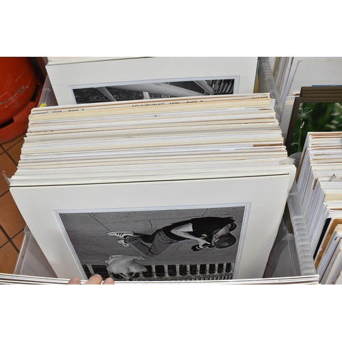 1021 - A QUANTITY OF MOUNTED PHOTOGRAPHIC PRINTS, most taken by renowned photographer David Keith Jones, co... 