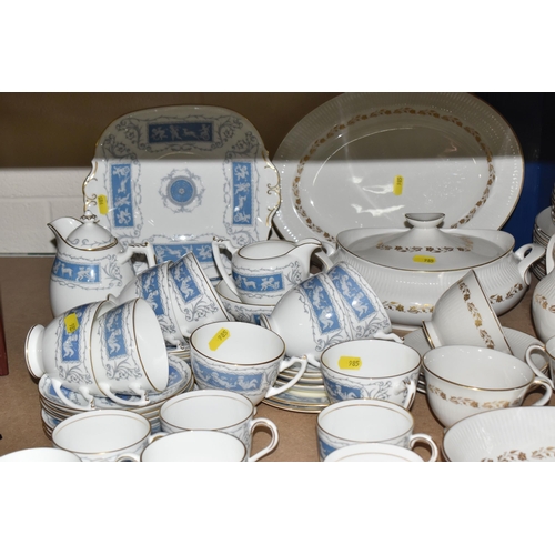 985 - A COLLECTION OF DINNERWARE, to include Coalport 'Revelry', two cake plates, cake slice, eight biscui... 