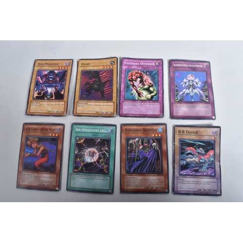 94 - A SMALL QUANTITY OF ASSORTED LOOSE POKEMON, YU-GI-OH! AND OTHER TRADING CARDS, all in playworn condi... 