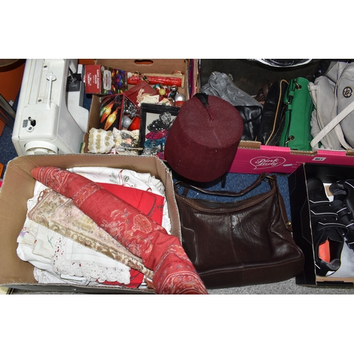 951 - SEVEN BOXES AND LOOSE MISCELLANEOUS ITEMS to include two boxes of mixed Christmas decorations compri... 