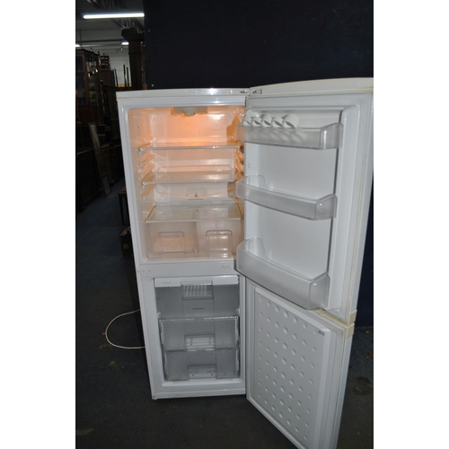 59 - A BEKO CA5411FFW FRIDGE FREEZER width 55cm depth 60cm height 152cm (PAT pass and working at 2 and -1... 