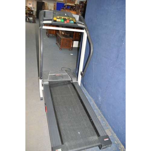 67 - A PROFORM 370P RUNNING MACHINE with safety key (PAT pass and working) Condition Report: top control ... 