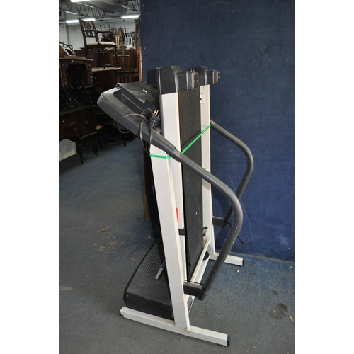 67 - A PROFORM 370P RUNNING MACHINE with safety key (PAT pass and working) Condition Report: top control ... 