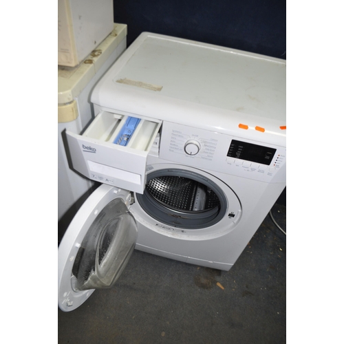 77 - A BEKO WM74145W WASHING MACHINE width 60cm depth 55cm height 85cm (PAT pass, spin cycle run but not ... 