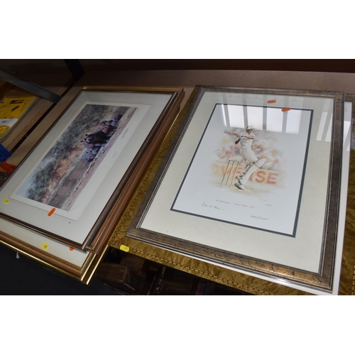 871 - A SMALL QUANTITY OF PICTURES AND PRINTS INCLUDING DAVID SHEPHERD ETC, David Shepherd signed prints c... 