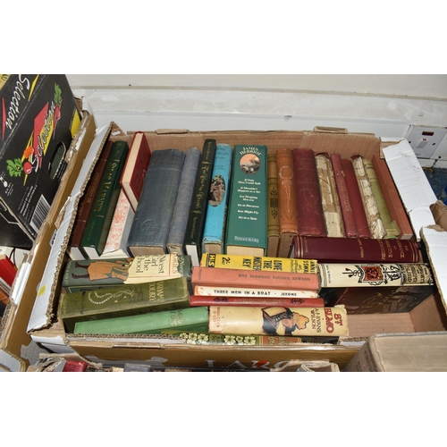 873 - EIGHT BOXES OF BOOKS, to include approximately one hundred and thirty titles mostly hardback format,... 