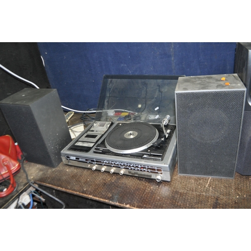 62 - A SONY LBT-N355 HI FI WITH REMOTE, a pair of matching SS-LB355 speakers , a pair of surround speaker... 