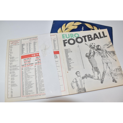 778 - A PANINI 1976-1977 EURO FOOTBALL ALBUM AND FA CUP CENTENARY COMMEMORATIVE MEDALS, comprising a compl... 