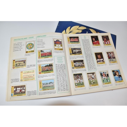 778 - A PANINI 1976-1977 EURO FOOTBALL ALBUM AND FA CUP CENTENARY COMMEMORATIVE MEDALS, comprising a compl... 