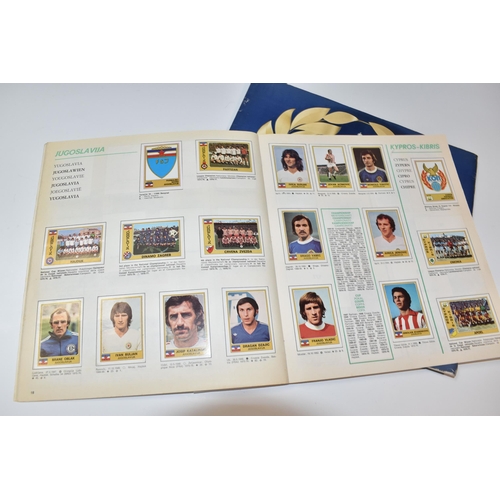 778 - A PANINI 1976-1977 EURO FOOTBALL ALBUM AND FA CUP CENTENARY COMMEMORATIVE MEDALS, comprising a compl... 