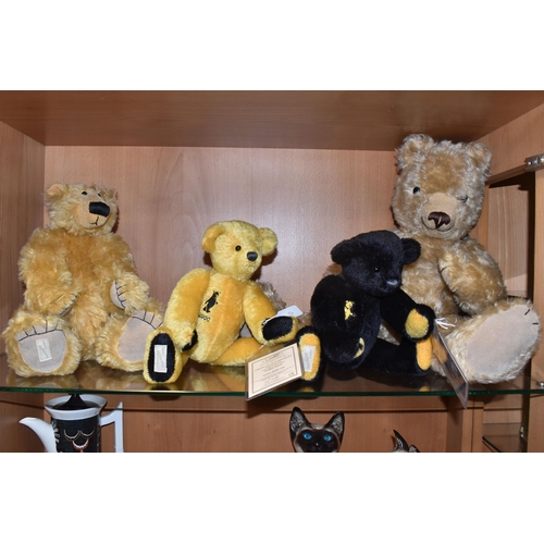 782 - FOUR DEAN'S RAG BOOK COMPANY LIMITED BEARS, comprising an Artist Showcase limited edition bear desig... 