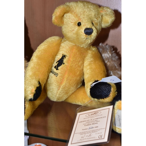 782 - FOUR DEAN'S RAG BOOK COMPANY LIMITED BEARS, comprising an Artist Showcase limited edition bear desig... 