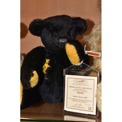 782 - FOUR DEAN'S RAG BOOK COMPANY LIMITED BEARS, comprising an Artist Showcase limited edition bear desig... 