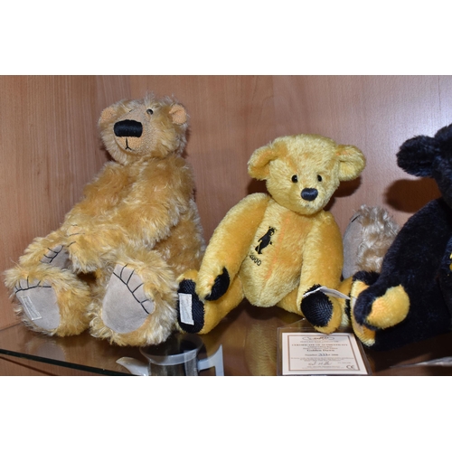 782 - FOUR DEAN'S RAG BOOK COMPANY LIMITED BEARS, comprising an Artist Showcase limited edition bear desig... 