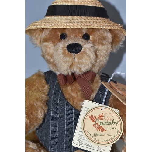 808 - TWO ROBIN RIVE LIMITED EDITION TEDDY BEARS, comprising Monet no 96/200 and Madame Monet no 52/200, e... 