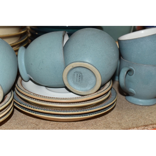 846 - A QUANTITY OF MOSTLY DENBY 'LUXOR' DINNERWARE comprising ten dinner plates, six tea plates, seven si... 