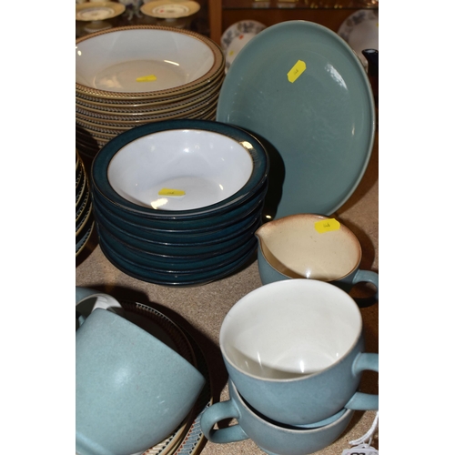 846 - A QUANTITY OF MOSTLY DENBY 'LUXOR' DINNERWARE comprising ten dinner plates, six tea plates, seven si... 