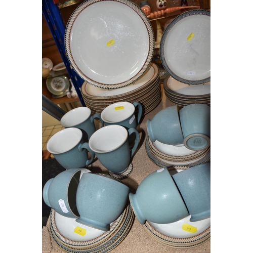 846 - A QUANTITY OF MOSTLY DENBY 'LUXOR' DINNERWARE comprising ten dinner plates, six tea plates, seven si... 