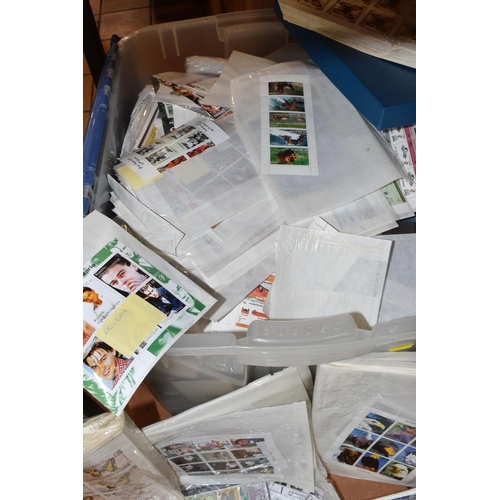 853 - SIX BOXES OF 'CINDERELLA/LOCAL' STAMPS AND A BOX OF INTERNATIONAL USED STAMPS to include thousands o... 