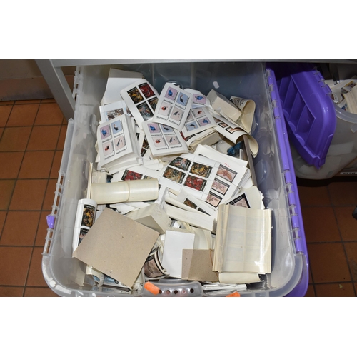 895 - SIX BOXES OF 'CINDERELLA/LOCAL' STAMPS to include thousands of Oman, Staffa Scotland, Eynhallow, Ajm... 