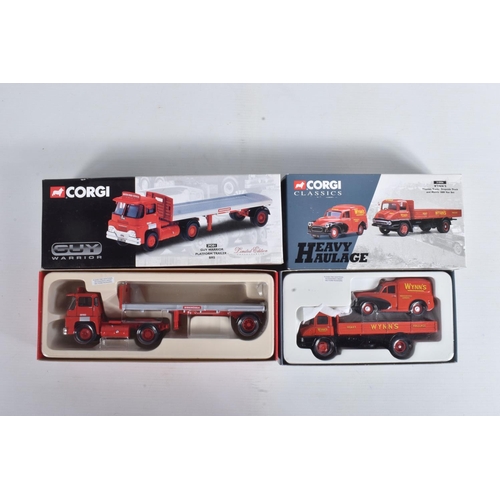 1 - THREE BOXED CORGI CLASSICS HEAVY HAULAGE DIECAST LIMITED EDITION MODELS, to include a Diamond T Ball... 