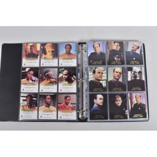 17 - A NICE COLLECTION OF 'LEGENDS OF STAR TREK' RITTENHOUSE PARAMOUNT TRADING CARDS IN TWO PRESENTATION ... 