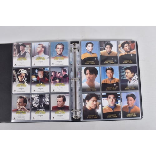 17 - A NICE COLLECTION OF 'LEGENDS OF STAR TREK' RITTENHOUSE PARAMOUNT TRADING CARDS IN TWO PRESENTATION ... 