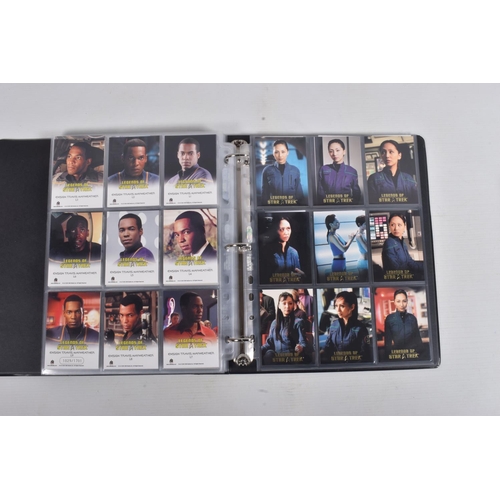 17 - A NICE COLLECTION OF 'LEGENDS OF STAR TREK' RITTENHOUSE PARAMOUNT TRADING CARDS IN TWO PRESENTATION ... 