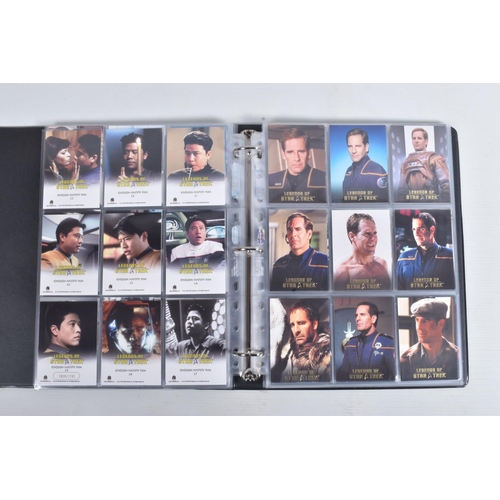 17 - A NICE COLLECTION OF 'LEGENDS OF STAR TREK' RITTENHOUSE PARAMOUNT TRADING CARDS IN TWO PRESENTATION ... 