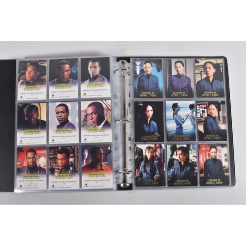 18 - A NICE COLLECTION OF 'LEGENDS OF STAR TREK' RITTENHOUSE PARAMOUNT TRADING CARDS IN TWO PRESENTATION ... 