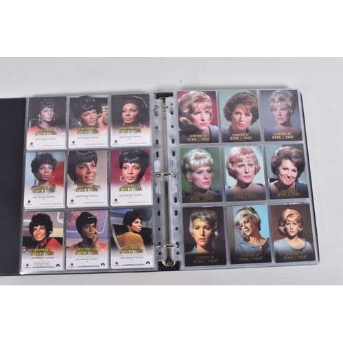 18 - A NICE COLLECTION OF 'LEGENDS OF STAR TREK' RITTENHOUSE PARAMOUNT TRADING CARDS IN TWO PRESENTATION ... 