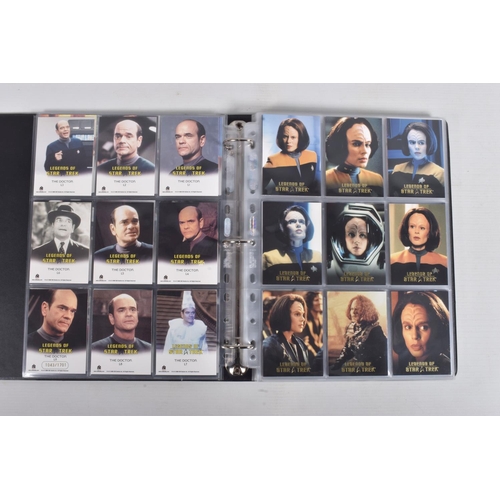 18 - A NICE COLLECTION OF 'LEGENDS OF STAR TREK' RITTENHOUSE PARAMOUNT TRADING CARDS IN TWO PRESENTATION ... 