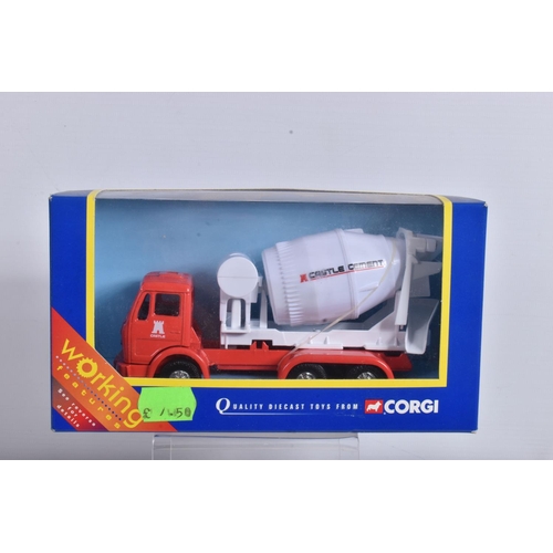 2 - FIVE BOXED CORGI CASTLE CEMENT DIECAST MODELS, to include three Limited Edition models, an ERF EC Po... 