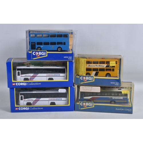 24 - A COLLECTION OF VARIOUS BOXED & UNBOXED DIECAST BUS & COACH MODELS, assorted mainly West Midlands Co... 